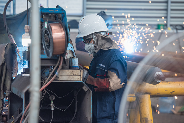 尚志网架焊接车间